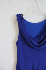 S.L. Fashions Cobalt Blue Shift Dress | M