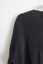 Susquehanna Trail Outfitters Vintage Navy & Brown Speckled Chunky Henley Sweater | XXL