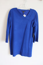 NEW Cable & Gauge Blue Sweater Top | L