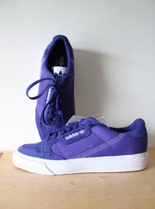 adidas Continental Vulc Shoes - Unisex - Real Purple / Cloud White / Energy Ink