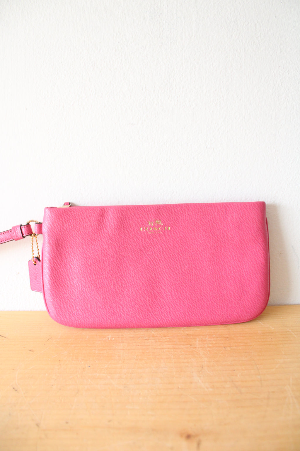 Coach Hot Pink Wristlet