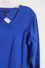NEW Cable & Gauge Blue Sweater Top | L