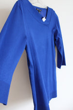 NEW Cable & Gauge Blue Sweater Top | L