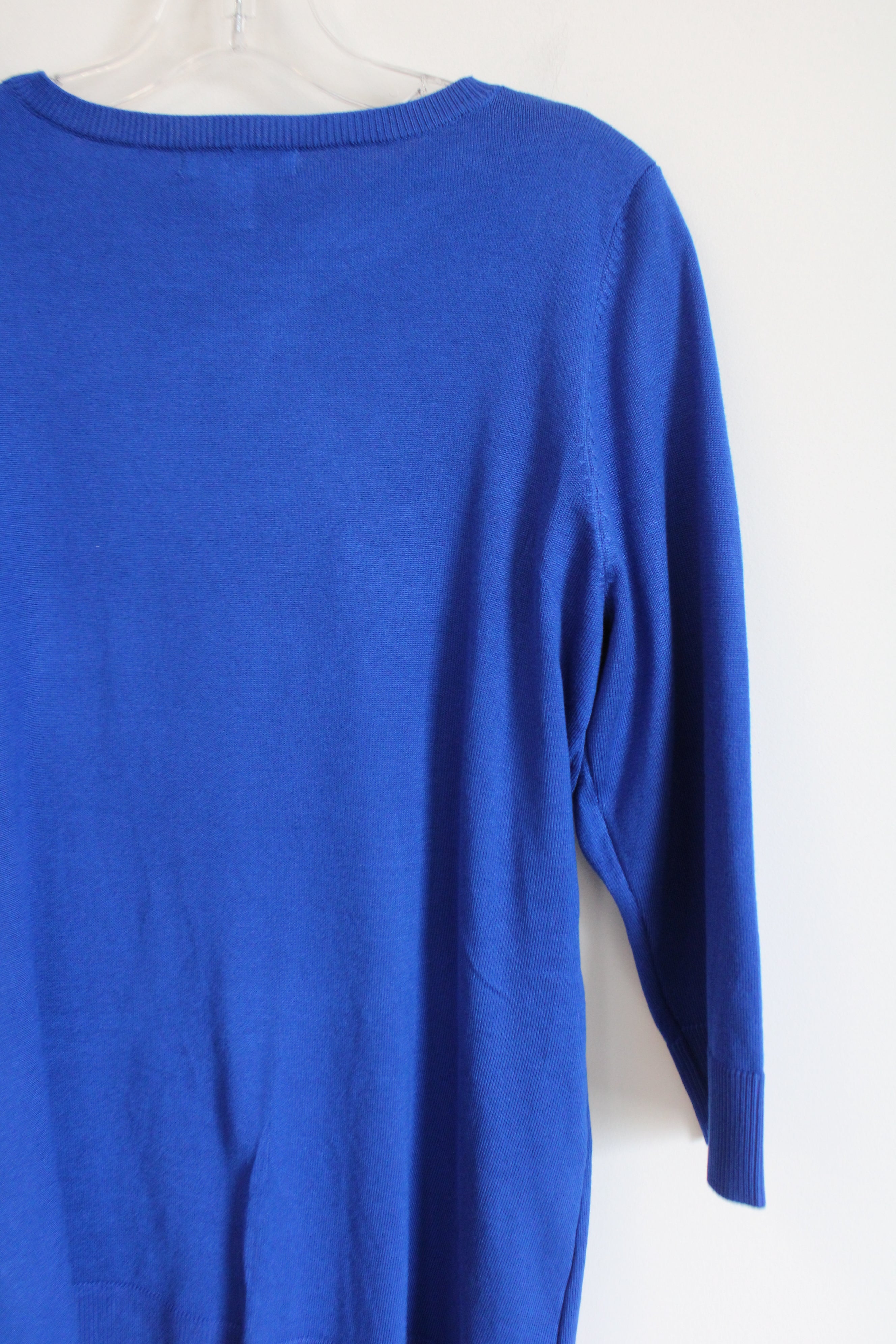 NEW Cable & Gauge Blue Sweater Top | L