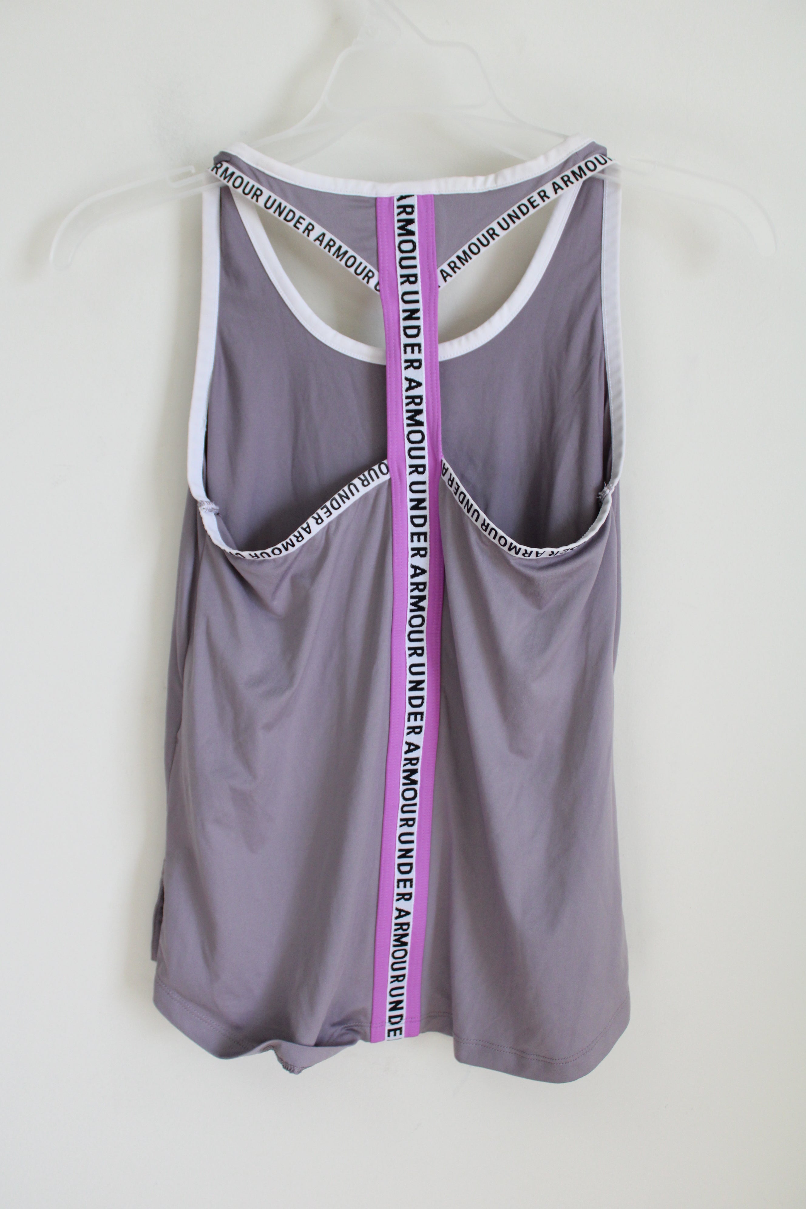 Under Armour Loose Fit Purple Tank | Youth M (10/12)