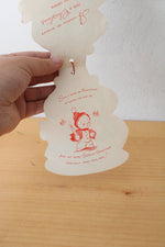 Vintage Carolers Christmas Card Ornament