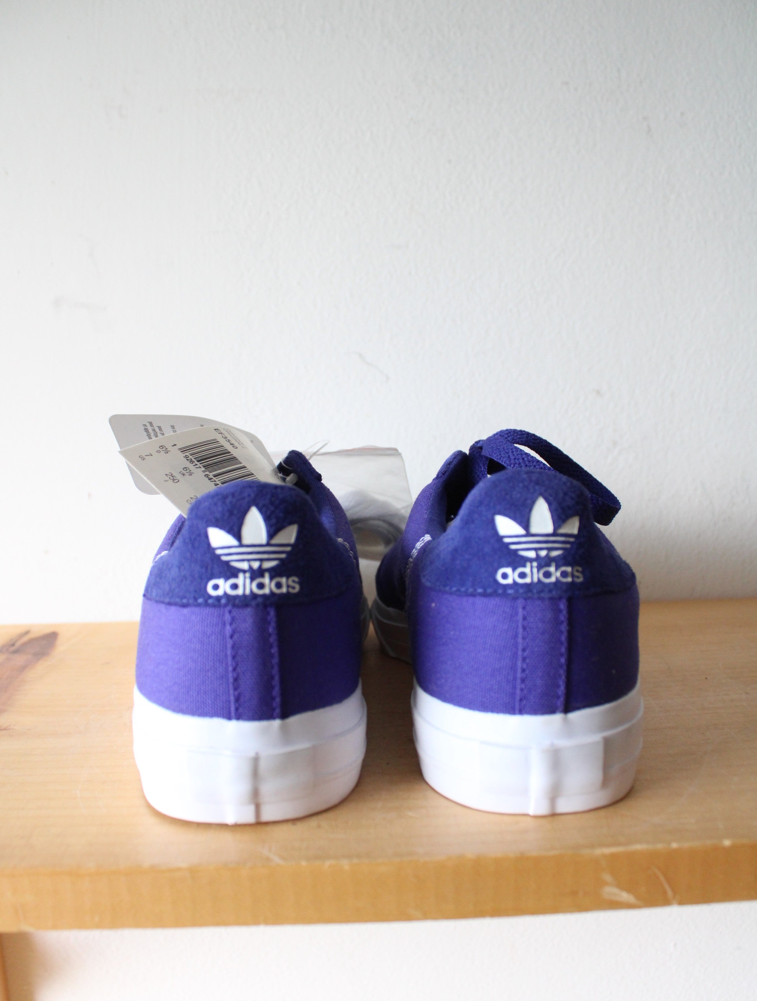 NEW Adidas Continental Vulc Real Purple Originals Sneakers | Size 7