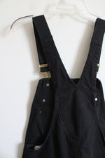 Carhartt Relaxed Fit Black Bib Overalls | 30X30