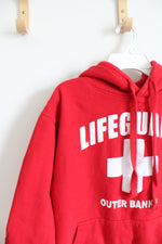 Lifeguard Outer Banks Red Hoodie | S