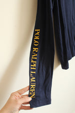 Polo Ralph Lauren Navy Blue Long Sleeve Shirt | Medium