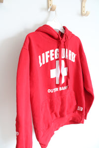 Lifeguard Outer Banks Red Hoodie | S