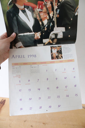 Diana The People's Princess Memories Of Diana Princess Of Wales 1998 Calendar