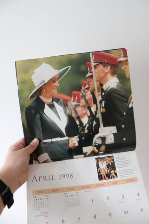 Diana The People's Princess Memories Of Diana Princess Of Wales 1998 Calendar