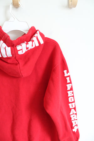 Lifeguard Outer Banks Red Hoodie | S