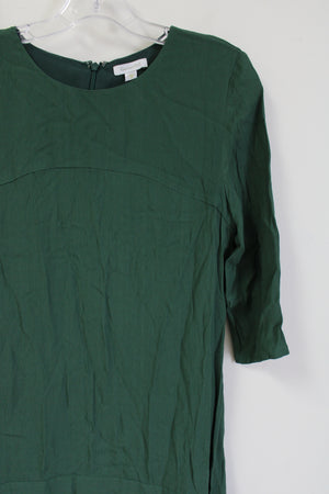 Garnet Hill Evergreen Pocket Tunic Dress | 04