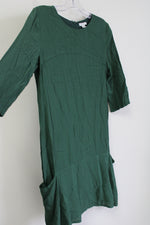 Garnet Hill Evergreen Pocket Tunic Dress | 04