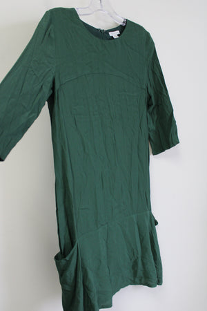 Garnet Hill Evergreen Pocket Tunic Dress | 04
