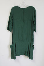 Garnet Hill Evergreen Pocket Tunic Dress | 04
