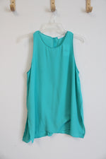 NEW Lush Teal Sheer Tank Top | M