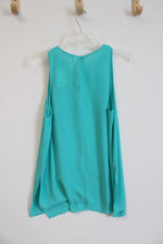 NEW Lush Teal Sheer Tank Top | M
