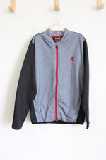 AND1 Gray & Black Zip Up Lightweight Jacket | Youth M (8)