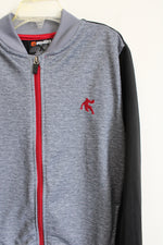 AND1 Gray & Black Zip Up Lightweight Jacket | Youth M (8)