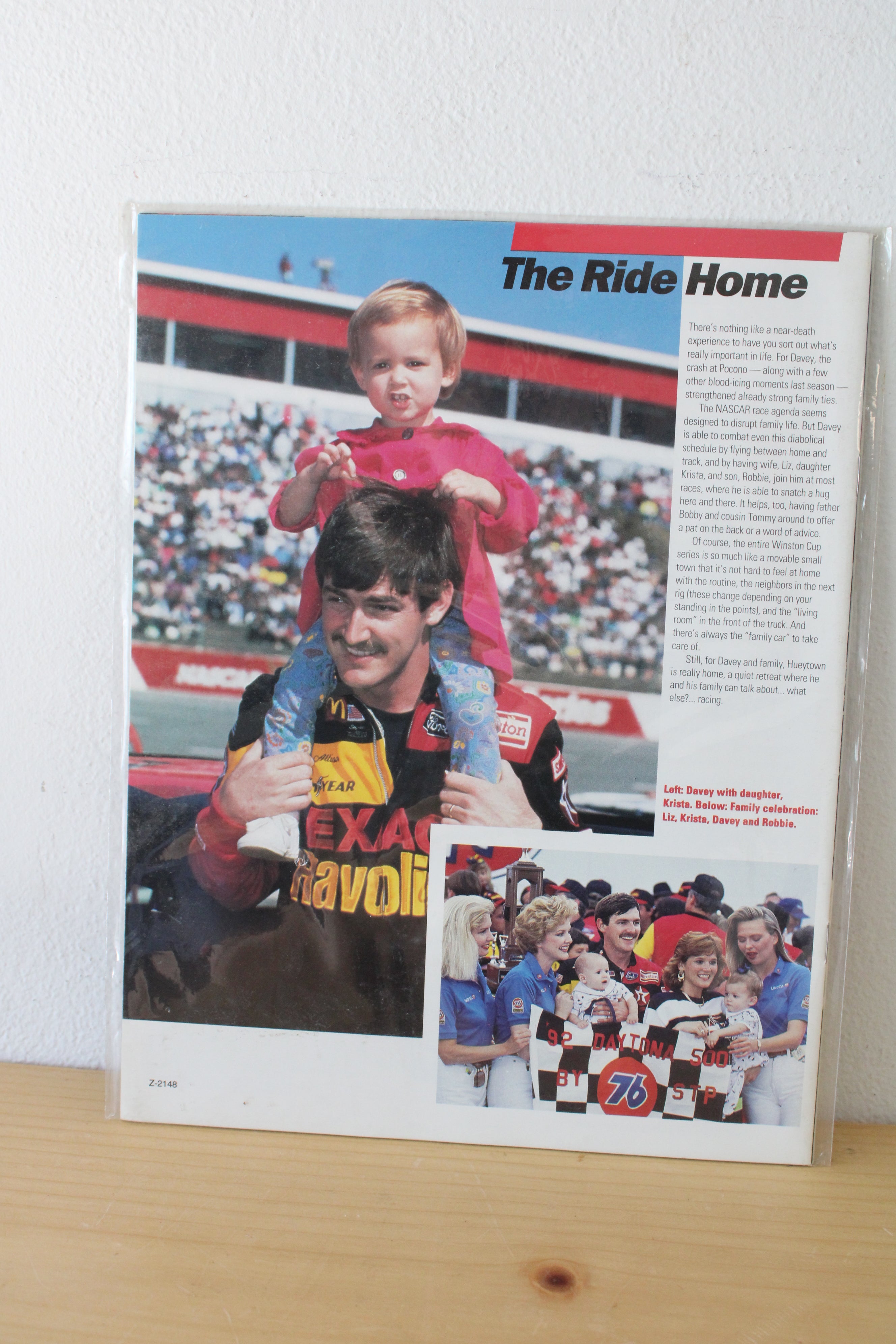 Davey Allison: The Ride Of A Lifetime Magazine Autographed Copy