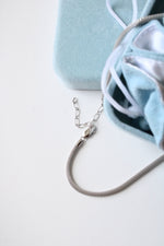 Epiphany Sterling Mesh Chain CZ Pendant Necklace