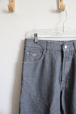 Hugo Boss Silk Denim Gray Wash Pants | 34X30