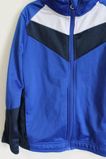 Athletic Works Blue Zip Up Lightweight Jacket | Youth M (8)