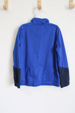 Athletic Works Blue Zip Up Lightweight Jacket | Youth M (8)