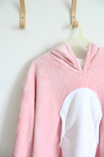 Catalonia Fuzzy Pink Unicorn Oversized Hoodie Blanket