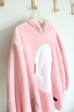 Catalonia Fuzzy Pink Unicorn Oversized Hoodie Blanket