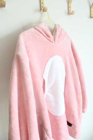 Catalonia Fuzzy Pink Unicorn Oversized Hoodie Blanket