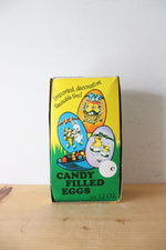 Vintage Decorative Tin Candy Filled Eggs