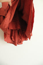 Sincerely Jules Terracotta Tiered Skort | S