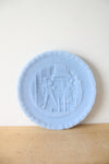 Fenton Blue Bicentennial "Proclaim Liberty Throughout All The Land" Decorative Plate