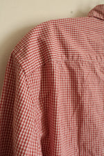 NEW J. Crew Red and White Plaid Button Down Long Sleeve Shirt | M
