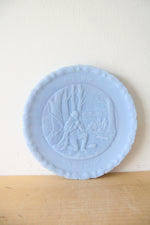 Fenton Blue Bicentennial "In God We Trust" Decorative Plate
