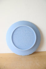 Fenton Blue Bicentennial "In God We Trust" Decorative Plate
