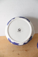 Churchill Blue Willow Covered Dish