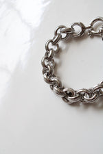 Epiphany Sterling Silver Toggle Clasp Chunky Chain Bracelet