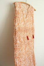 Mystree Orange Floral Tiered Dress | S