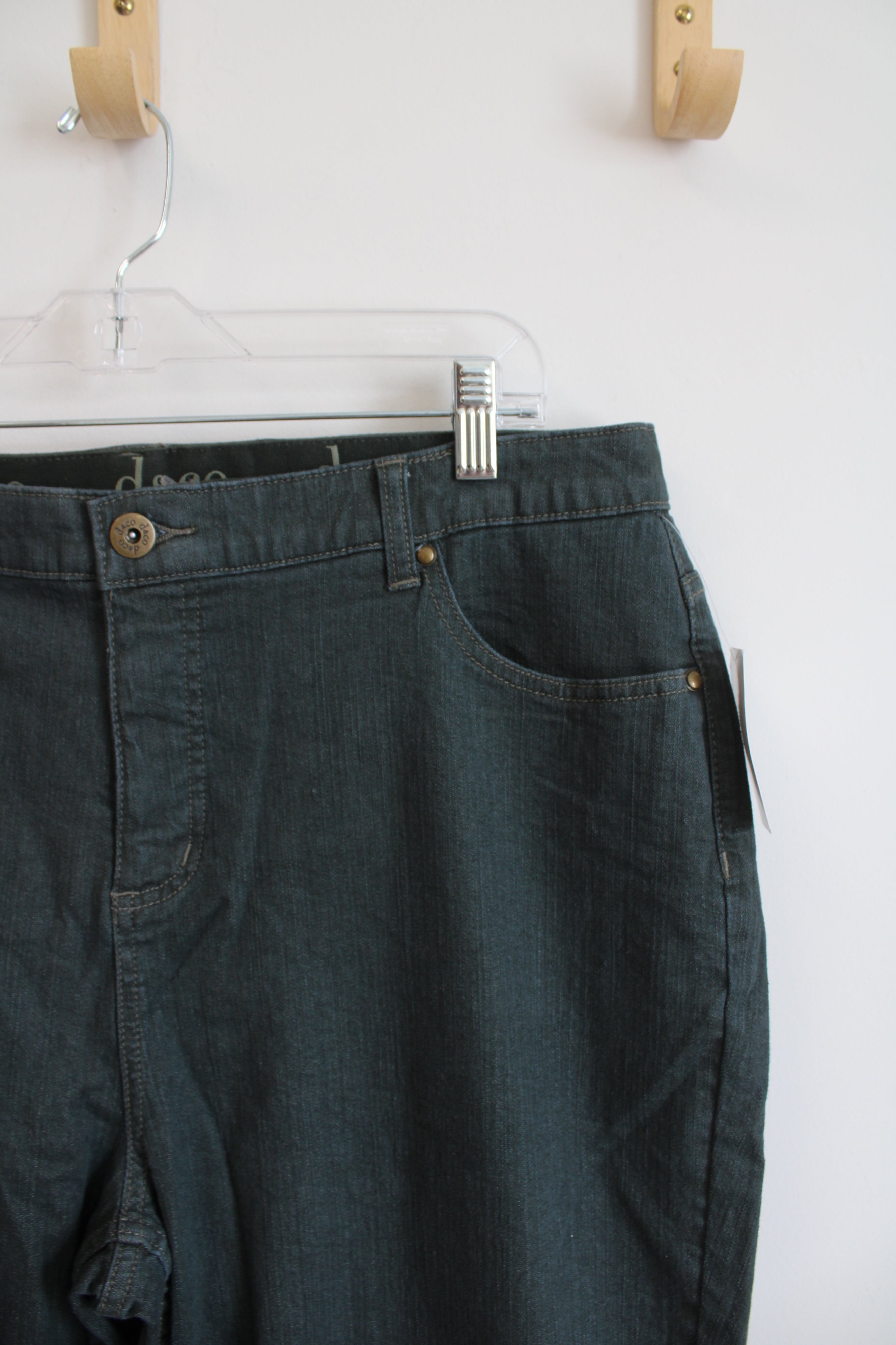 NEW Denim & Co. Green Jeans | 18W Petite