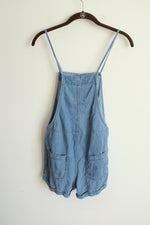 Abercrombie & Fitch Chambray OVerall Shorts | XXSP