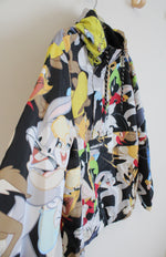 Members Only X Looney Tunes Hooded Windbreaker Jacket | XL