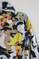Members Only X Looney Tunes Hooded Windbreaker Jacket | XL