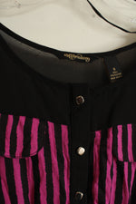 NEW Millennium Hot pink and Black Hi-Lo Dress | S