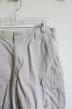Lands' End Beige Cargo Shorts | 34