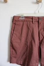Express 6" Inseam Dusty Orange Chino Shorts | 30